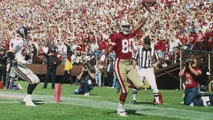 Jugador de fútbol americano Jerry Rice de la NFL - 4x6 foto impresa brillante - Imagen 1 de 1