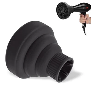 Hair Dryer Attachment Blow Dryer Hair Dryer Diffuser Silicone Collapsible Fol... - Picture 1 of 9