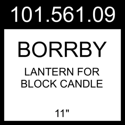 Linterna IKEA BORRBY para bloque vela interior/exterior negra 11" 101.561.09 Foto 1 de 4