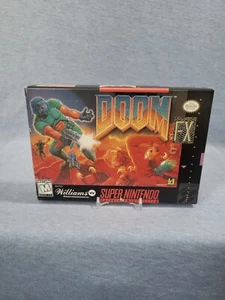 Doom (Super Nintendo Entertainment System SNES) Complete In Box CIB - Picture 1 of 15