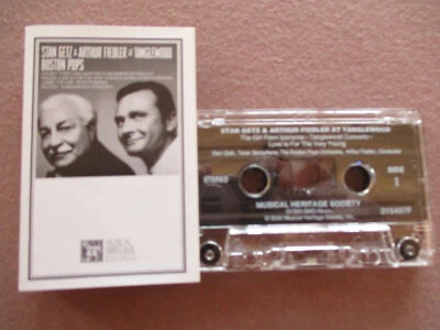 Stan Getz, Arthur Fiedler & Boston Pops, At Tanglewood - VG+ Cassette Tape $2.95 - Image 1 of 2