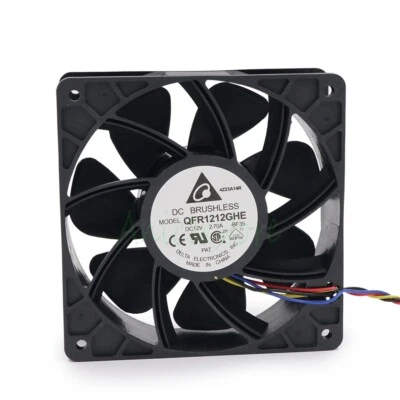 12CM 4pin DC 12V 2.7A High Speed 2 Ball Bearing PWM Cooling Fan 120*120*38mm - Image 1 of 4