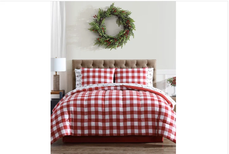 Hallmart Collectibles Holiday Cardinal 8-Pc. Full Comforter Set Red - NWT - Image 1 of 1