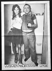 Charles Bukowski ~ WOMEN ~ Original Promotional Poster ~ Black Sparrow Press - Picture 1 of 4