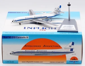 Inflight 1:200 Aerolineas Argentinas SE-210 Caravelle III Druckguss Modell LV-III - Bild 1 von 11