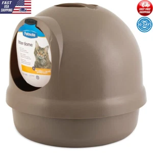 Covered Cat Litter Box Odor Control Easy Clean Enclosed Design Litter Dome New - Picture 1 of 5