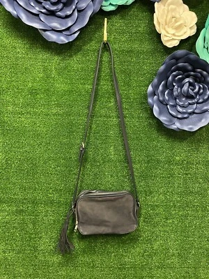 Cartera Bandolera Ajustable Forever 21 Azul Marino Imitación Cuero y Gamuza Foto 1 de 4