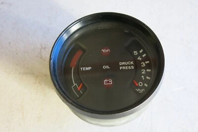 Porsche 911 SC Oil Temperature + Oil Pressure Gauge Date 82/83 (#12) - Image 1 of 3
