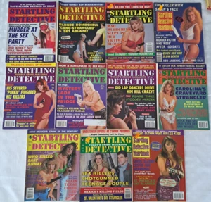 11 USA Crime Mags: Startling Detective Series 1990's - Picture 1 of 1