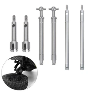 Stainless Steel Front / Rear CVD Drive Shaft for Axial SCX24 90081 RC Car parts - Imagen 1 de 14