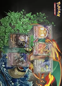 5 Ultra Rare Pokémon Cards V/V Max - Picture 1 of 11