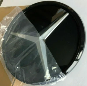 Black Grill Star Emblem 3D Mirror  Finish W205 W212 W207 W164 W176 - Picture 1 of 6