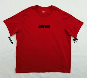 NWT Jordan Brand Jumpman Logo T-Shirt Air Jordan Red Black Men's Size 3XL XXXL - Picture 1 of 8