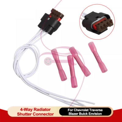 Fits Cadillac ATS CT6 2016 2017 2018 2019 Radiator Shutter Connector Harness - Image 1 of 4