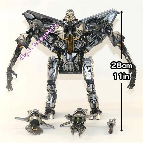 BMB F12S Starscream ko mpm10 28cm 11in Gray Deformable Action Figure Boy NoBox Cover