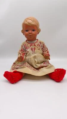 65976 Bambola vintage anni '50 in celluloide marchio 'Tartaruga' - Immagine 1 di 4