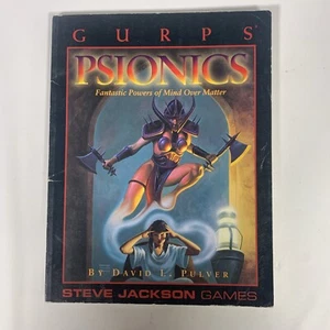 GURPS: Psionics by Pulver, David L. Paperback Steve Jackson Games Powers Mind - Picture 1 of 6