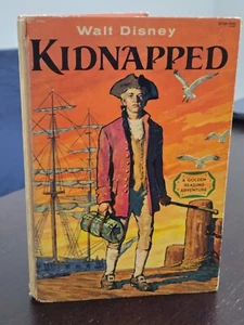 WALT DISNEY KIDNAPPED BY ROBERT LEWIS STEVENSON HARDBACK 1960 - Picture 1 of 6