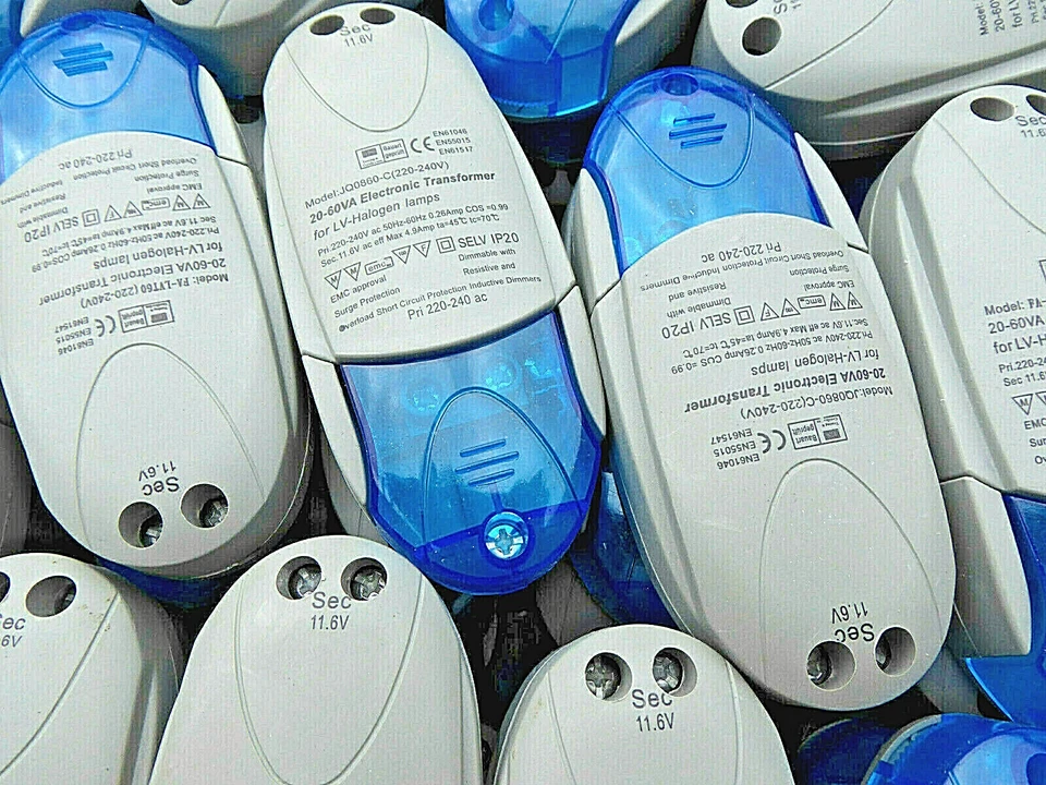 4x Saxby Electronic Low Voltage Dimmable Transformer 20 - 60va