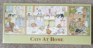 Cats At Home Vintage 1X 1000 and 2X 500 Piece Jigsaws Linda Jane Smith Sealed - Picture 1 of 6