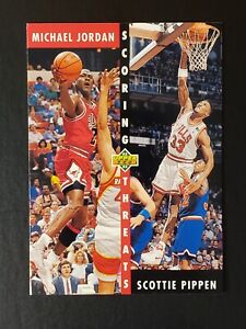 1992-1993 Upper Deck Michael Jordan Scottie Pippen Scoring Threats