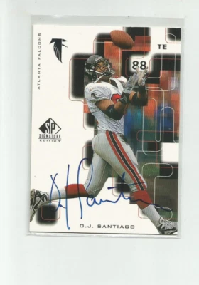1999 SP SIGNATURE AUTOGRAPHS #OJ O.J. SANTIAGO - Image 1 of 2