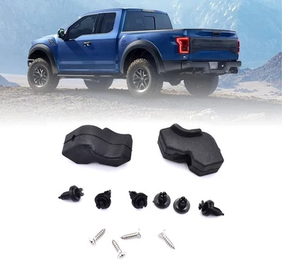 Parachoques de parada de puerta trasera 2 piezas para Ford F150 2015-2018 2019 2020 HC3Z-99439A00-A/B Foto 1 de 4