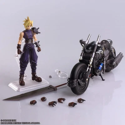 Figura de acción Bring Arts Final Fantasy VII 7 Hardy Daytona con Cloud Strife Foto 1 de 4