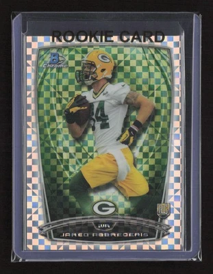 2014 Bowman Chrome #168 Jared Abbrederis Xfractor #/10 RC - Image 1 of 2