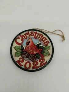 Jim Shore Heartwood Creek Annual Christmas Ornament 2022 Cardinal Bird Wildlife - Picture 1 of 4
