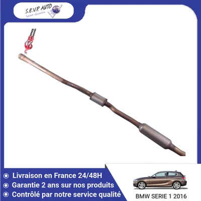 🇫🇷 LIGNE ECHAPPEMENT BMW SERIE 1 ➤8624424 ♻️ - Photo 1/2