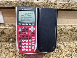 Calculadora gráfica Texas Instruments TI-84 Plus Silver Edition - Rosa PROBADA - Imagen 1 de 4