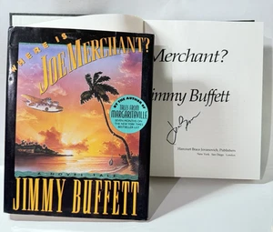 SIGNED JIMMY BUFFETT Where is Joe Merchant? HC/DJ 1st Edition 1992 Autographed - Imagen 1 de 8