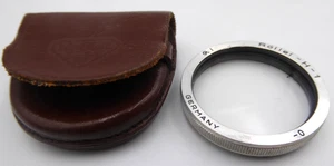 Rollei Rollei-H-1 -0 UV Filter Lens R1 Bay 1 Germany with Leather Case - Picture 1 of 4
