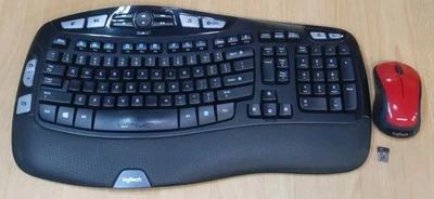 Logitech Wireless Keyboard & Mouse Set K350 Keyboard + M310 Mouse + USB Dongle D - Image 1 of 4