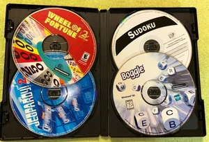 Wheel Of Fortune-Boggle-Sudoku-Jeopardy PC Board Games Galore Software Pack Lot - Picture 1 of 8