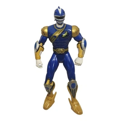 2001 Bandai Power Rangers Wild Force Blue Shark 5.5" Action Figure Toy - Image 1 of 4