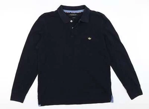 Twisted Soul Mens Blue Cotton Blend Polo Size L Collared - Picture 1 of 12