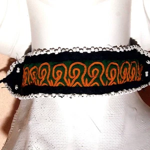 Gargantilla bordada KUCHI Tribe BellyDance ATS Asia Central 798c7 - Imagen 1 de 3