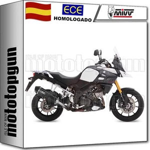 MIVV SILENCIOSO HOMCAT-OEM SPEED EDGE NEGRO C SUZUKI DL V-STROM 1050 XT 2023 23 - Imagen 1 de 4