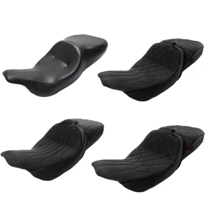 1-Piece Full Set Seat Smooth / Diamond For Harley Electra / Road Glide 1997-2007 Foto 1 de 4