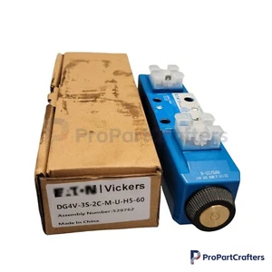 New FOR Eaton Vickers Solenoid Valve DG4V-3S-2C-M-U-H5-60 DG4V3S2CMUH560 - Picture 1 of 13