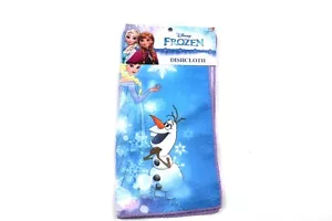 Character Inspired Frozen Microfiber Dishcloth Anna Elsa And Olaf 12X 12 - Picture 1 of 2