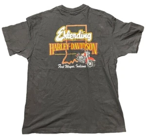 Vintage 80’s Original Ehlerding Harley Davidson T-Shirt Fort Wayne IN, Size XL - Picture 1 of 11