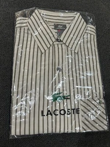 Lacoste Short Sleeve Button Down Men’s Dress Shirt With Pocket Size 38 NWT! - Picture 1 of 4
