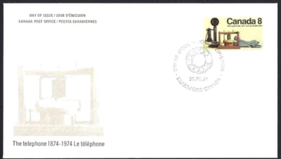 Canada    #641    "THE TELEPHONE"      Fine Used 1974 First day Cover - Image 1 of 2