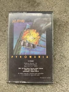 Def Leppard Pyromania 1983 Phonogram Records RCA Music Cassette Tape Album - Picture 1 of 2