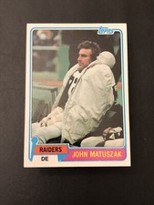 1981 TOPPS JOHN MATUSZAK #255 OAKLAND RAIDERS CARD Ice Pirates