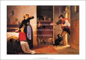 Impresión artística Home Again - Frederick McCubbin 1884 - Arte clásico - Póster de 4 tamaños - Imagen 1 de 4