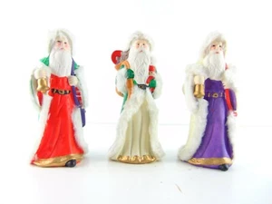 K's Collection 7" Ceramic Holiday Figurines Lot Of 3 Hand Painted - Bild 1 von 12